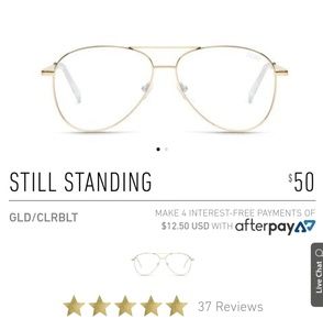 Quay Still Standing Blue Light reflecting glasses